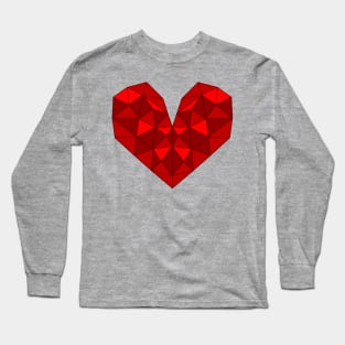 Crystal heart. Long Sleeve T-Shirt